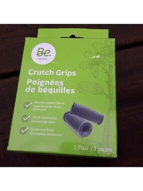 Rubber Crutch Grips NIB